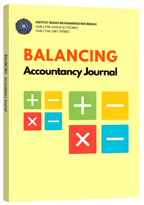 					View Vol. 6 No. 1 (2026): Balancing Accountancy Journal
				