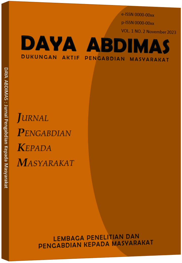 					View Vol. 4 No. 1 (2026): Daya Abdimas Mei 2026
				